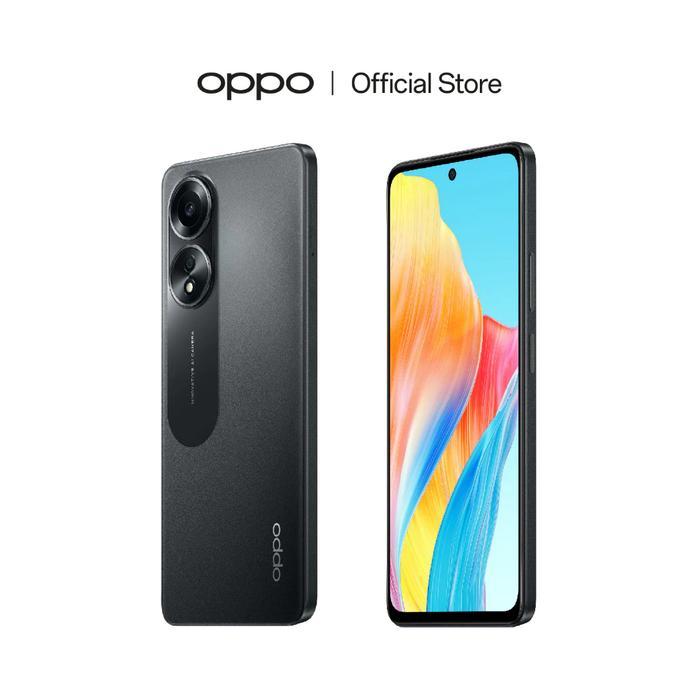 HP OPPO A58 8/128 GB - OPPO A 58 NFC RAM 8GB ROM 128GB GARANSI RESMI - Hitam