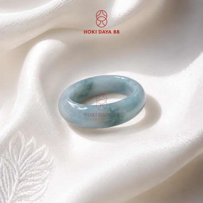 Cincin Giok Burma Slim Manis Grade A Myanmar Berbagai Ukuran - Cincin Jade - Perlengkapan Imlek