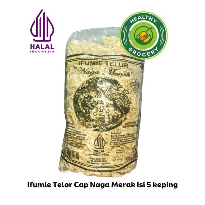 READY Ifumie Telur Cap Naga Merak 450gr Isi 5 Keping / MIe