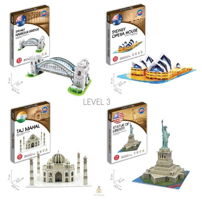 3D PAPER DIY PUZZLE EDUKASI TATA EDUTOYS KODE 1273