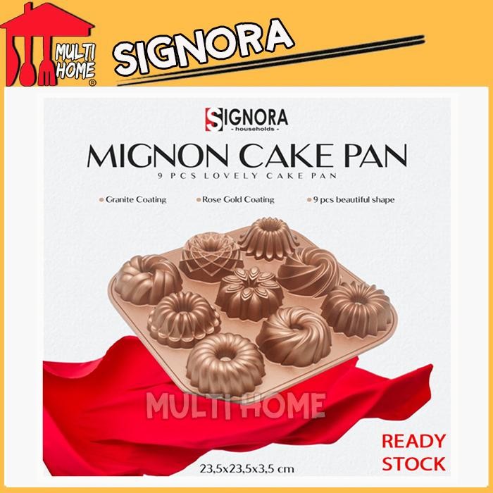 Loyang Signora Mignon Cake / Mignone Cake pan Signora / Loyang Sultan
