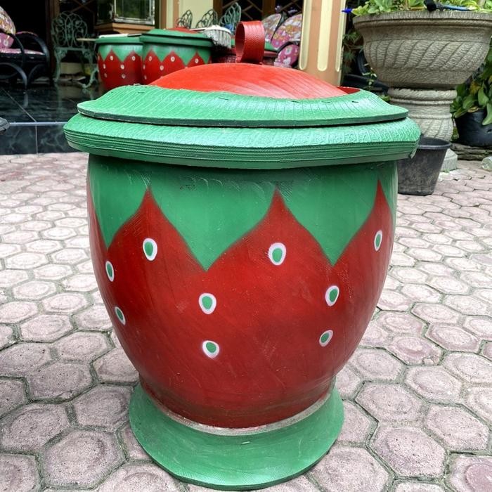 Tempat sampah Karet / Bak sampah/ Tempat sampah dari Ban/ Tonga Sampah