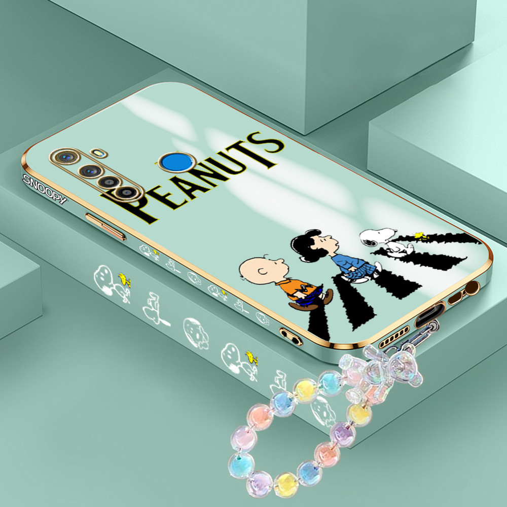 [Pengiriman Jakarta] Realme C1 C2 C2S C3 C11 2021 C12 C15 C17 U1 X A1K Casing Ponsel the peanuts Sno