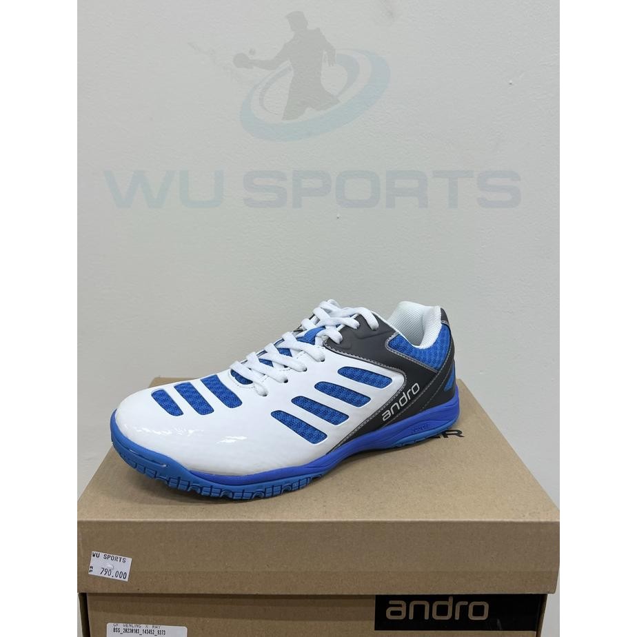 Sepatu Andro Cross step2 blue white