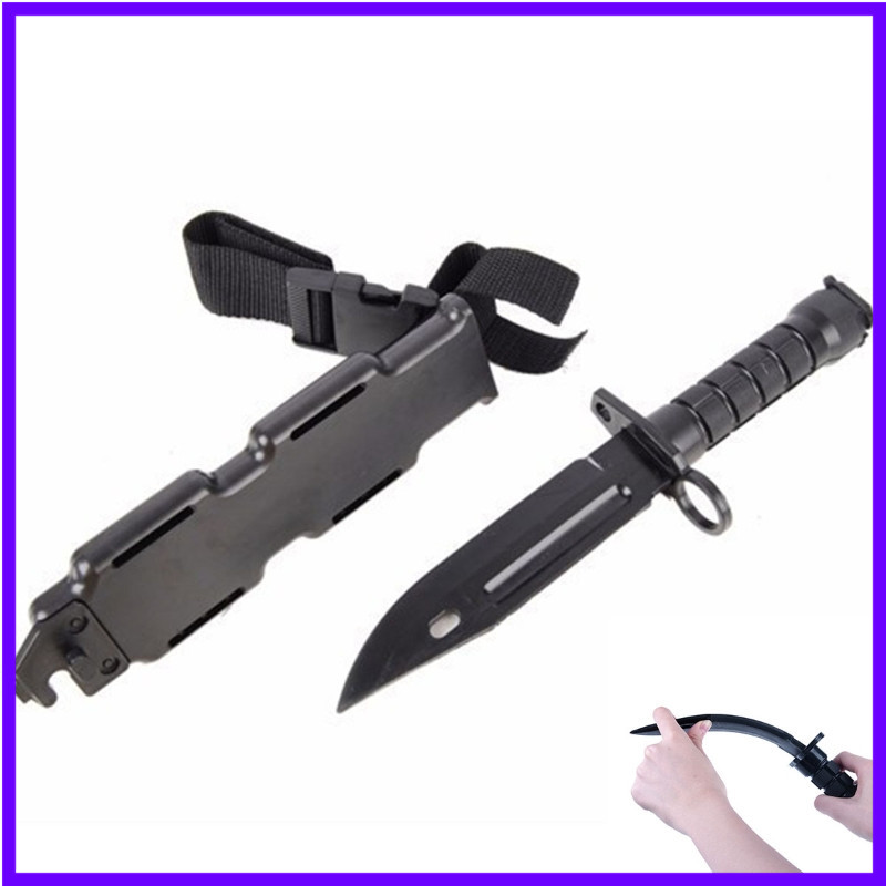 BEST PRICE Rubber Prop Knife Flexible Training Dagger Tactical Soft Glue Knife Pretend Game Knife Co