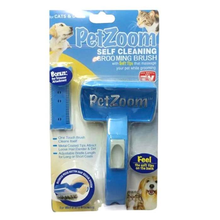 Sisir Kucing Dan Anjing Pet Zoom Sisir Bulu Rontok