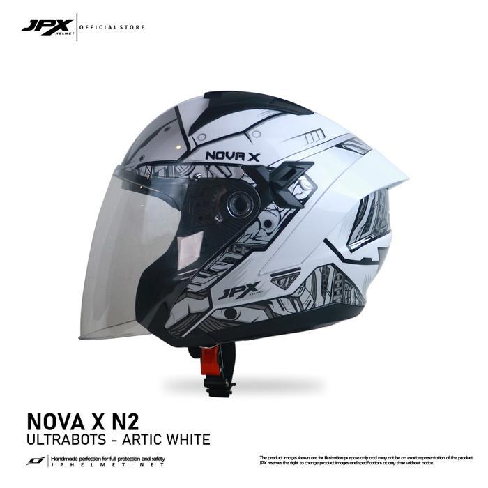 Helm JPX - Nova X (versi V2.0) - Motif N2 - ULTRABOTS