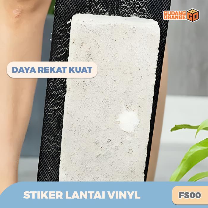 GO - Stiker Lantai Vinyl Motif Kayu Paket 36 PCS