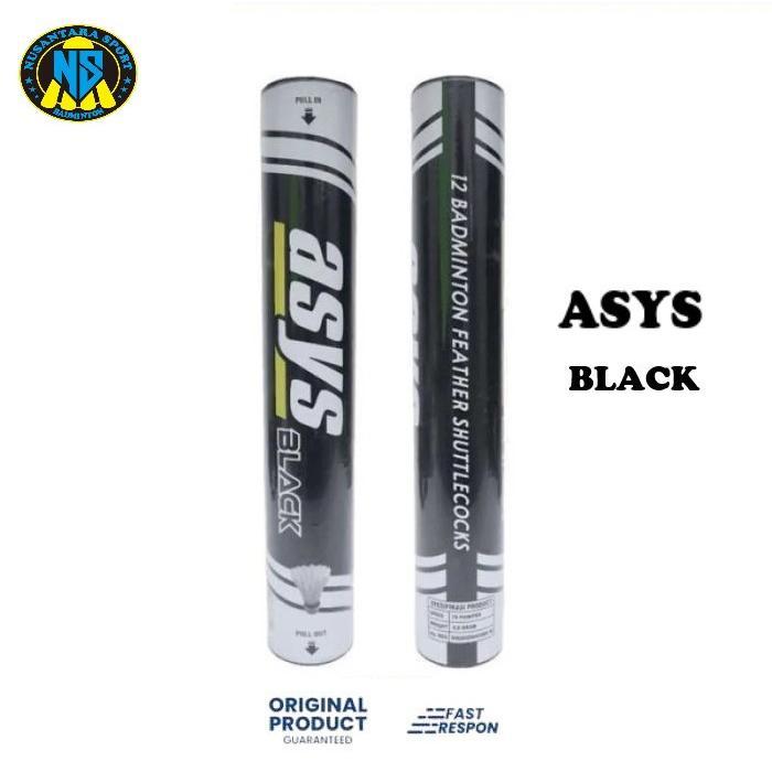 Shuttlecock Badminton Asys Hitam / Kok Asys Original