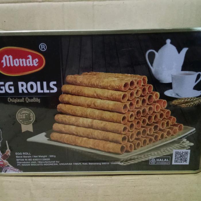 MONDE EGGROLL KALENG KECIL KUE KALENG EDISI LEBARAN
