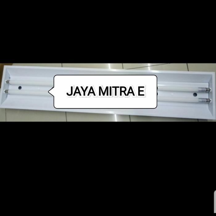 Kap Lampu Tld Tki 2X36W Komplit Set Tl Led Philips Ecofit 16Watt