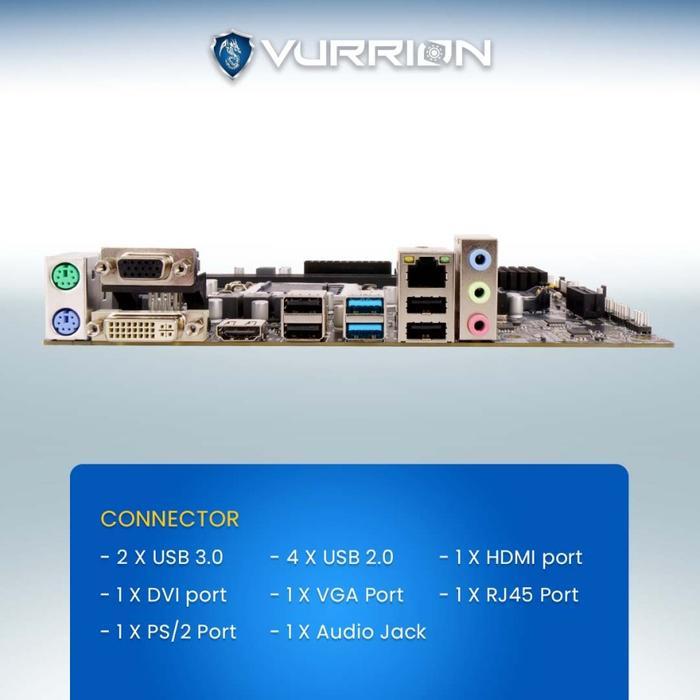 MAINBOARD / MOTHERBOARD / MOBO - VURRION MOBO DURAVEL H110M4-GEN
