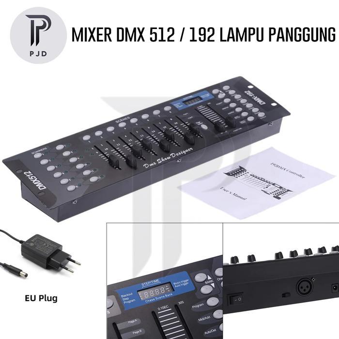 Mixer Lighting Dmx 512/192 Dmx192 Dmx Controller Lampu Panggung Redsun