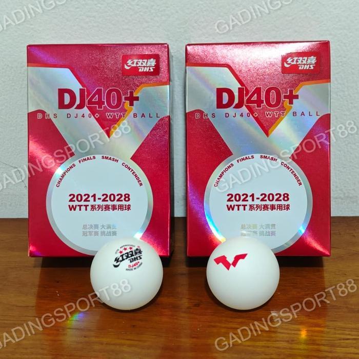 BOLA PINGPONG DHS 3 STAR DJ40+ BUSAN - TENIS MEJA DHS WTT 3STAR WORLD