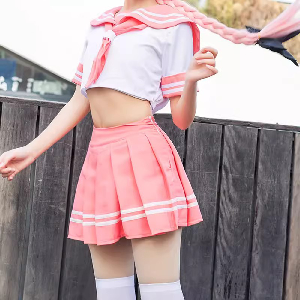 Fate Apocrypha Astolfo Cosplay Costumes Anime Japanese Student School Sailor Uniform Woman Halloween