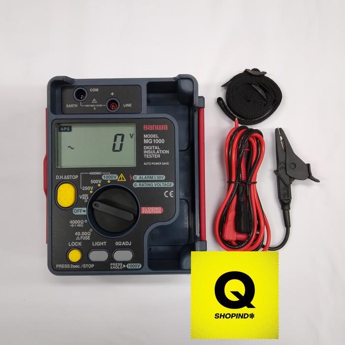 Sanwa Mg1000/Mg 1000 Digital Insulation Resistance Tester