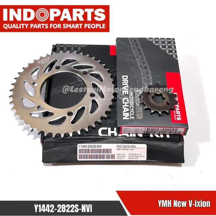 Gear Gir Set Gearset Rantai Vixion New 1Pa Nvl Nva Asli Indopart