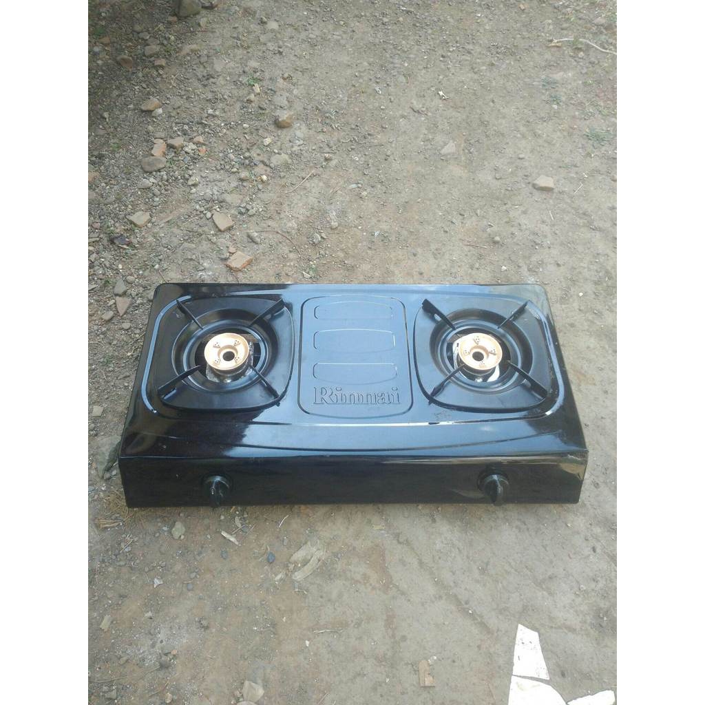 Kompor gas 2 tungku Rinai Rekondisi/Seken Berkwalitas