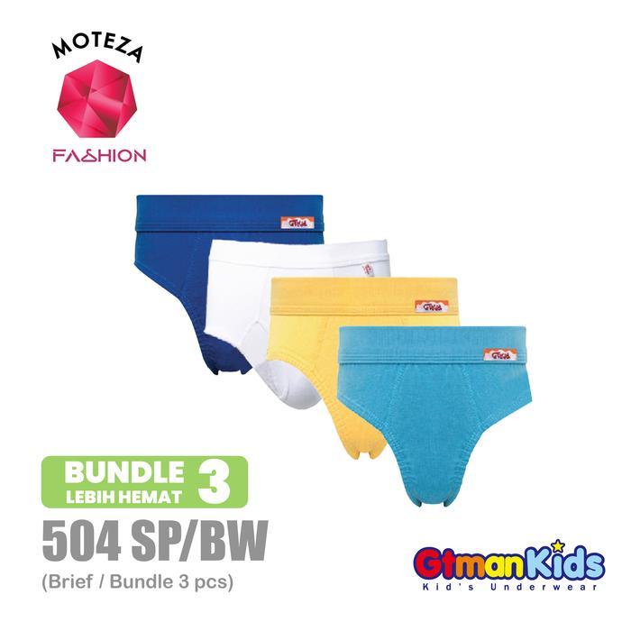 blos- Isi 3 Pcs - Celana Dalam Anak Laki-Laki - Gt Man Kids 504 Sp/Bw Fashion