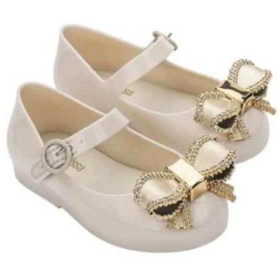 Ready Mini Melissa Sweet love IV Bb Beige / Sepatu Sandal Jelly Anak Perempuan