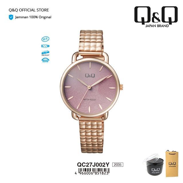 Q&Q QnQ QQ Original Jam Tangan Wanita Analog Rantai - QC27 QC27J