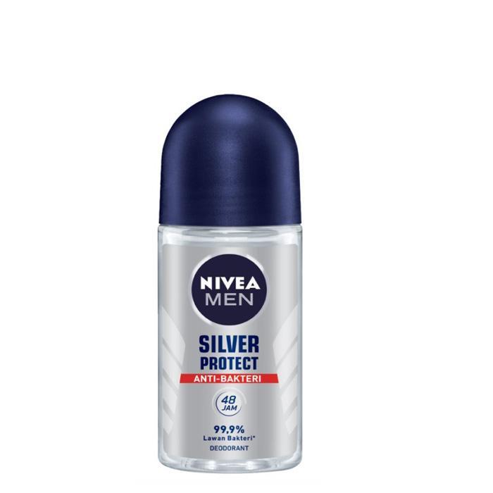 i0cc- Nivea Men Silver Protect Anti Bakteri Deodorant 50Ml / Deodorant Men/