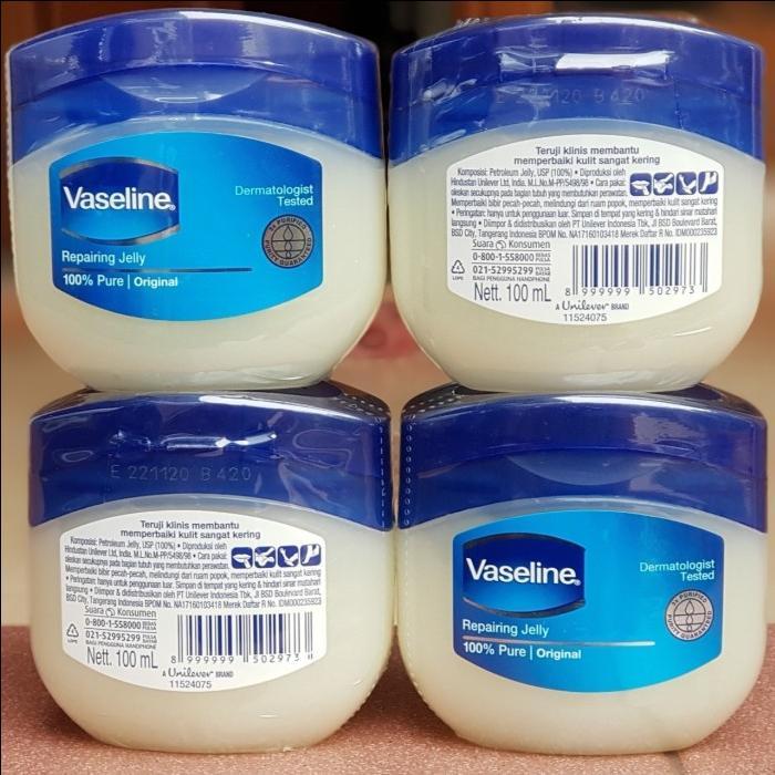 i0cc- Vaseline Repairing Petroleum Jelly 100Ml 100 Ml Original