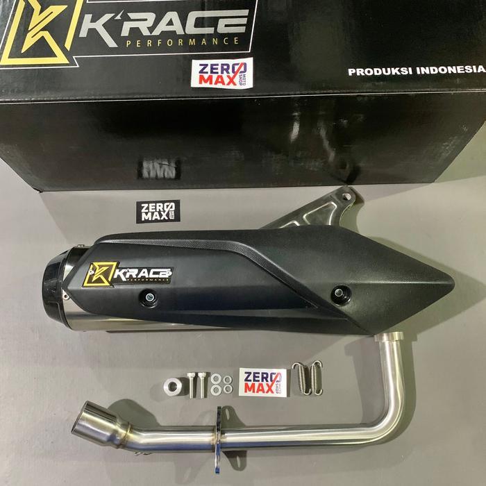 TERMURAH Knalpot K RACE KRACE Standar Racing Stainless Mio Sporty Mio Smile READY STOCK