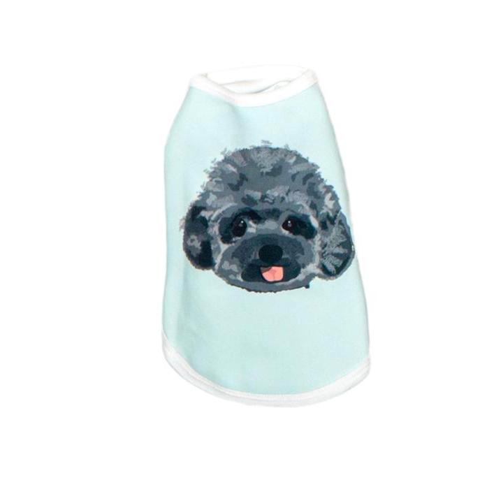 Pawpiness.Id Silver Poodle Pet Tank Clothes