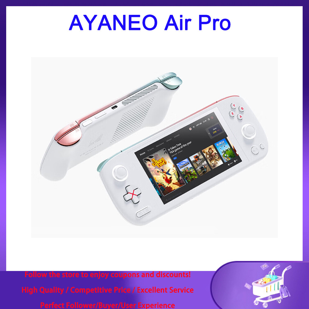 Handheld Game Console AYANEO Air Pro 5.5-inch Portable Gaming PC Windows 11 AMD Ryzen 5 5560U Proces