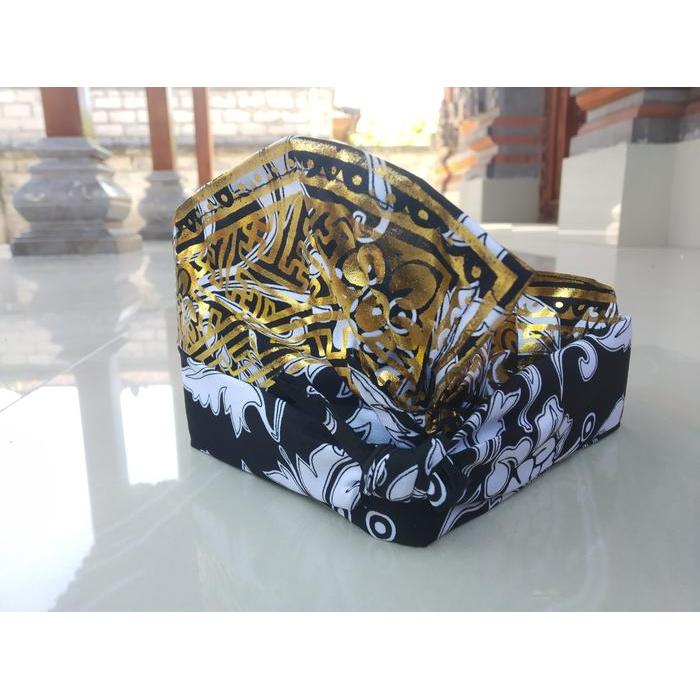 UDENG BLANGKON JADI PATRA BATIK PRADA UDENG SOUVENIR KHAS BALI HITAM