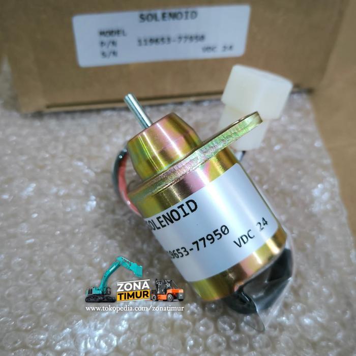 Mantab Solenoid Woodward 119653 77950 Solenoid Yanmar 119653-77950 24Volt Terlariss 