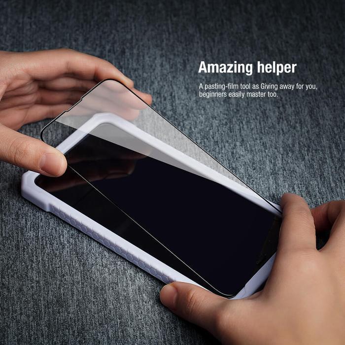 t6fx- Tempered Glass Compatible With Iphone 13 Mini / 13 / 13 Pro / 13 Pro Max Nillkin 2In1