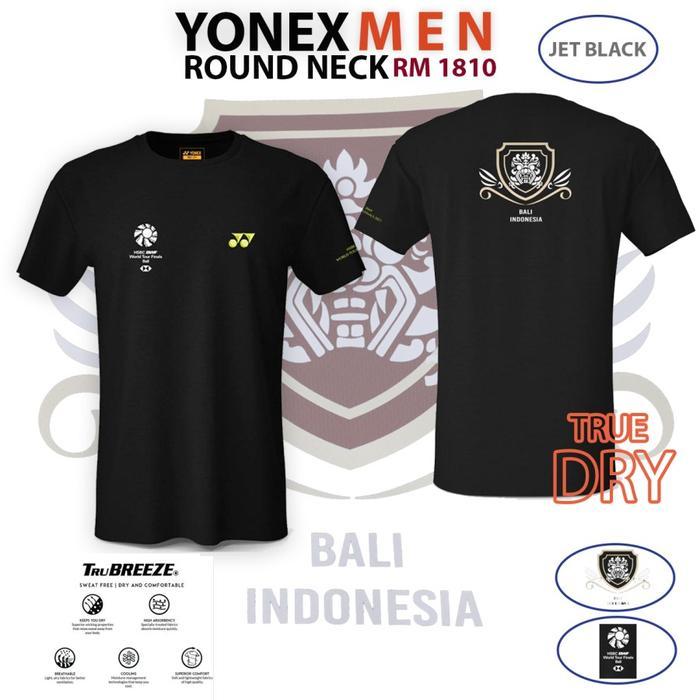 Diskon Kaos Yonex / T-Shirt Yonex Rm1810 Hsbc Bwf World Tour Finals BaliNew Original