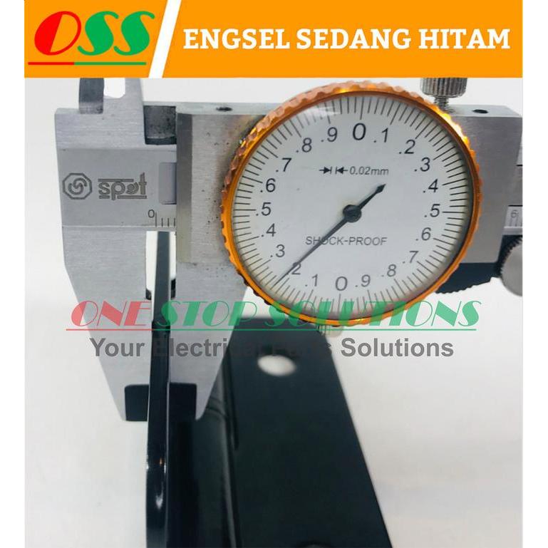 Engsel Sedang Hitam Besi Genset Panel Kanan Kiri