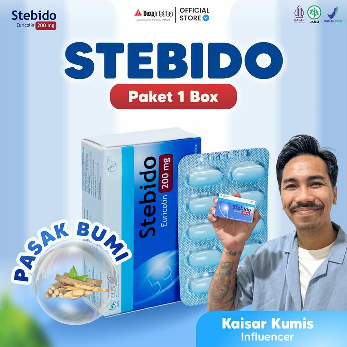 Ready Stebido Tongkat Ali 200 Mg - Suplemen Dengan Fraksi Bioaktif Dari Tanaman Tongkat Ali Bpom