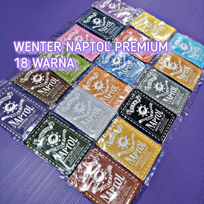Wenter Naptol "CAP WALET" 18 Warna Wantex Wanteks Pewarna Baju Jaket Pakaian Kain Textile Tekstil