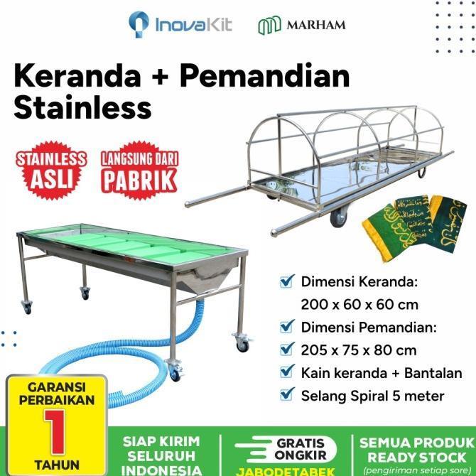 SIAPKIRIM Bisa COD - 1# Set Keranda Mayat dan Pemandian Jenazah Lengkap READY STOCK