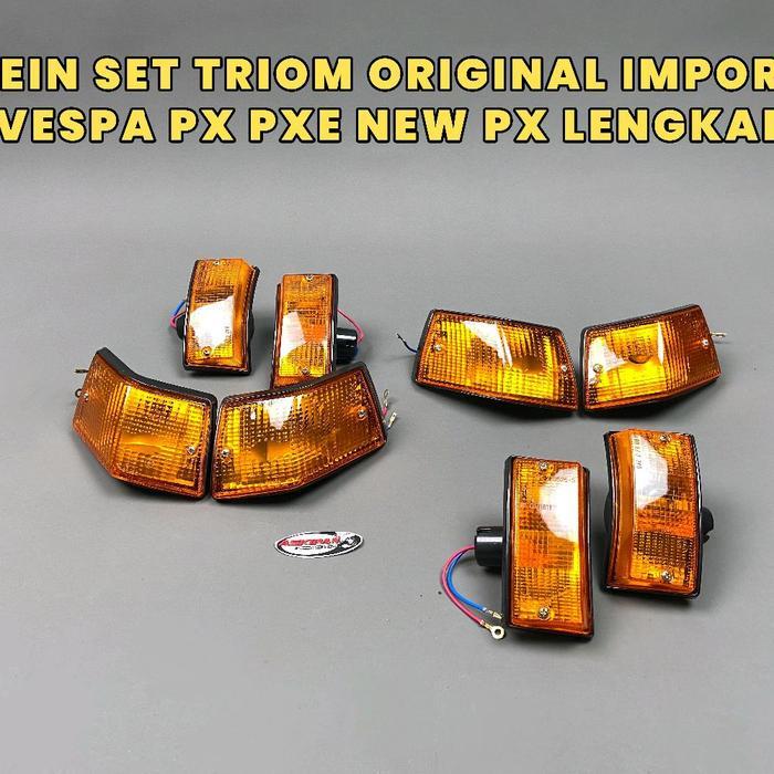 BERKUALITAS SEIN SEN RITING SET TRIOM ORIGINAL IMPORT VESPA PX MK PK NEW PX LENGKAP EMBOS TRIOM