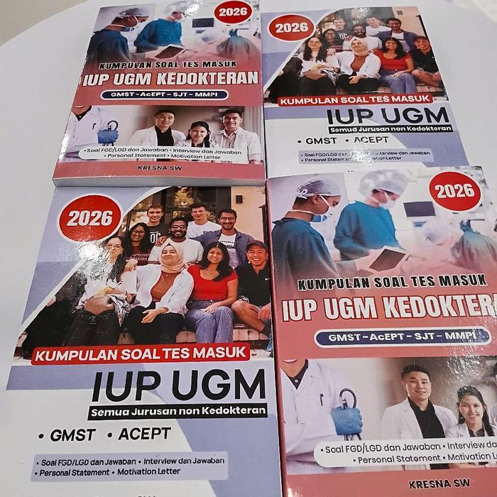 Buku Soal Tes IUP UGM Semua Jurusan