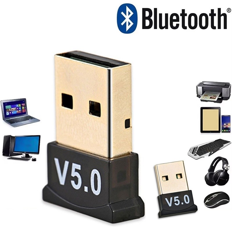 USB Bluetooth 5.0 Adapter Transmitter Bluetooth Receiver Audio Bluetooth Dongle Wireless USB Adapter