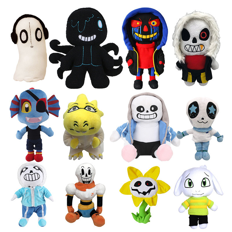 20 Styles Undertale Plush Toys Cartoon Sans Undertale Plushie Dolls Frisk Stuffed Zombie Toys for