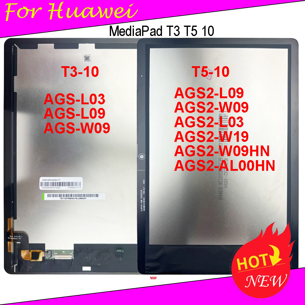 LCD Display For Huawei MediaPad T3 T5 10 AGS-L03 AGS-L09 AGS-W09 AGS2-L09 AGS2-W09 AGS2-L03 LCD