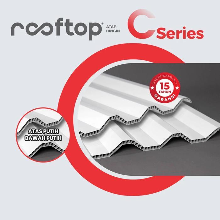 Baru Atap Upvc Rooftop C-Series C Series Dingin Rumah Gedung Ruko 4 Meter