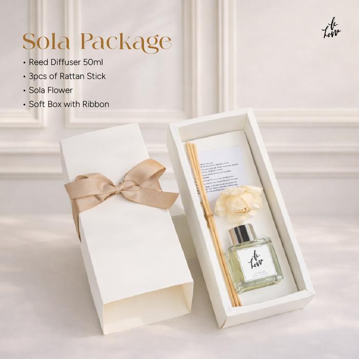 DISKON Sola Reed Diffuser Gift Set 50ml Hampers Sola Reed Diffuser Package - Elegant Gift Set