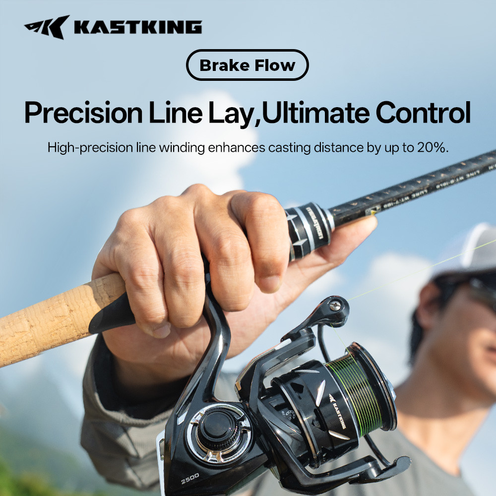 KastKing Royale MegaTron Spinning Fishing Reel 5+1 Ball Bearings Precision Line Lay Lure Freshwater