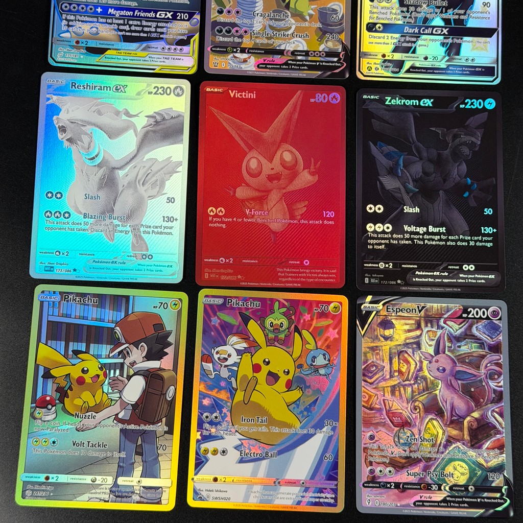 PTCG Multi-Series Special Full Art Promo Illustrations, Popular Collectible Cards Featuring