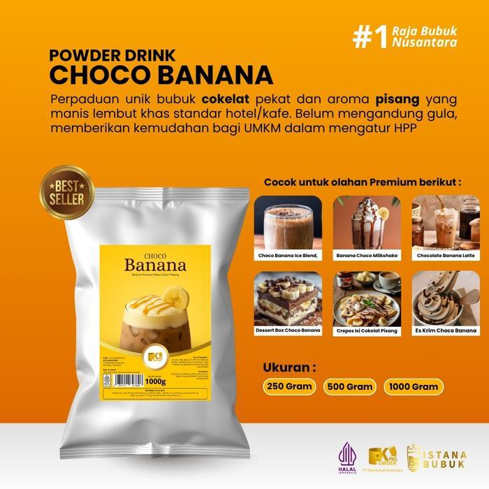 Bubuk Minuman Rasa Choco Banana Powder Coklat Pisang - 500gr
