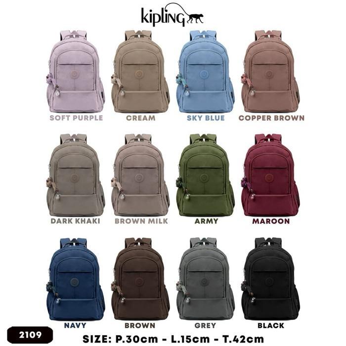 Terlaris Tas Ransel Kipling - Tas Laptop Backpack Sekolah Ukuran Besar