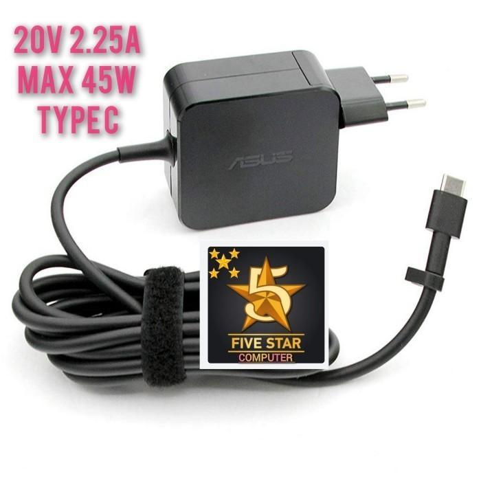 Ada Stok Adaptor Charger ASUS Chromebook C302 C302C C302CA Type C 45W
